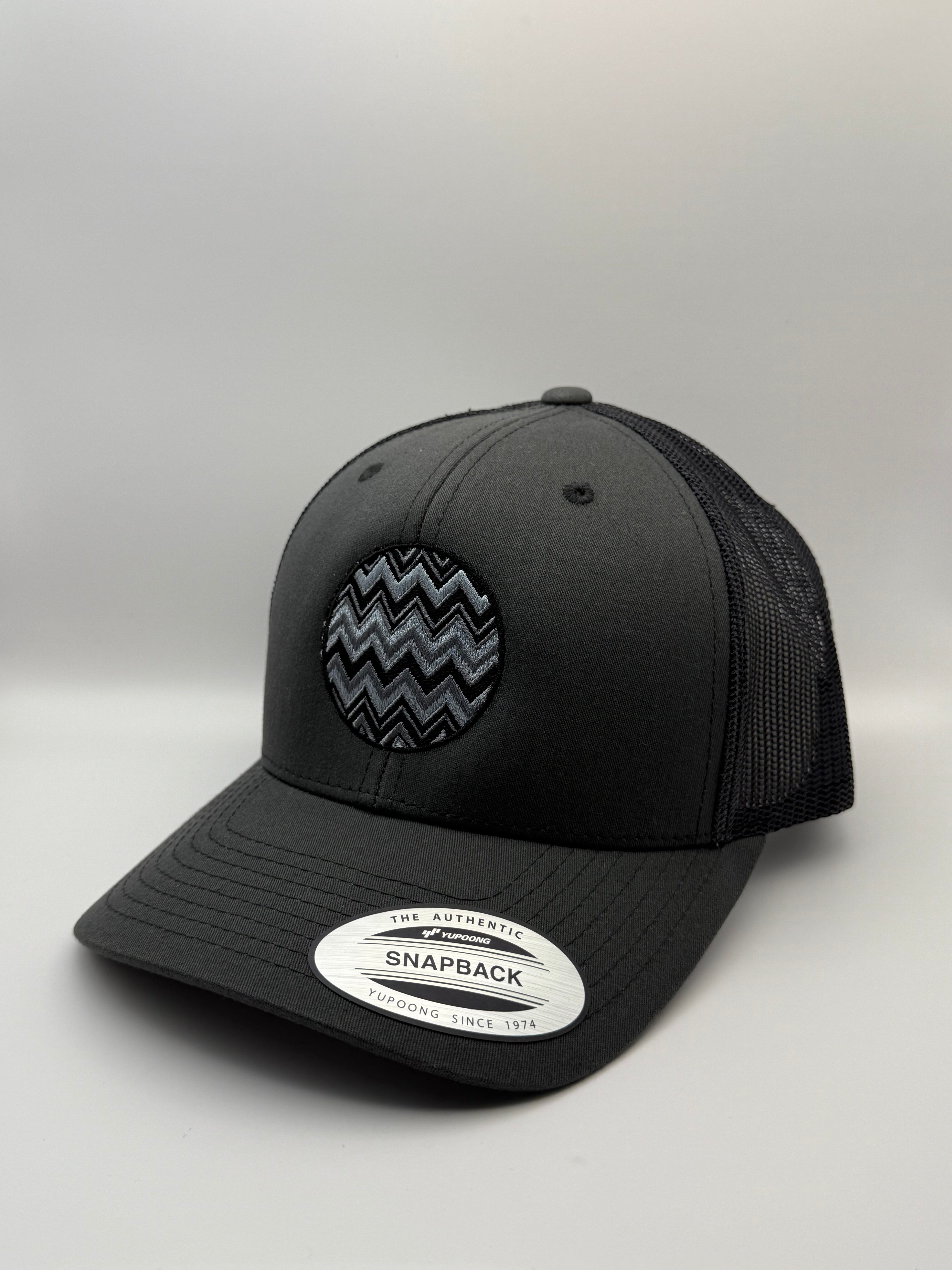 Lidz Grey Zig Zag Cap - Grey